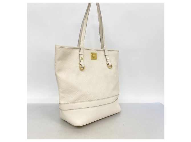 Borsa Tote Louis Vuitton Monogram Empreinte Citadine PM Bianco - vista 2