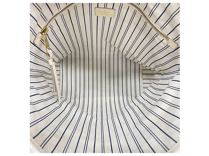 Borsa Tote Louis Vuitton Monogram Empreinte Citadine PM Bianco - vista 4