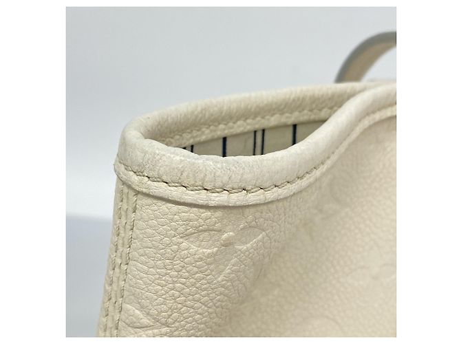 Borsa Tote Louis Vuitton Monogram Empreinte Citadine PM Bianco - vista 7