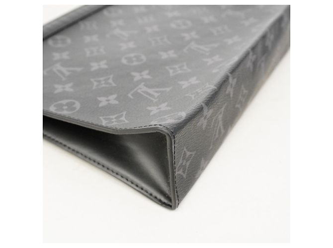 Pochette Voyage MM Monogram Eclipse Louis Vuitton Sac pochette Noir - vue 6