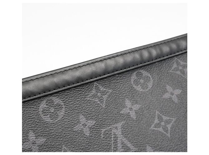 Pochette Voyage MM Monogram Eclipse Louis Vuitton Sac pochette Noir - vue 8