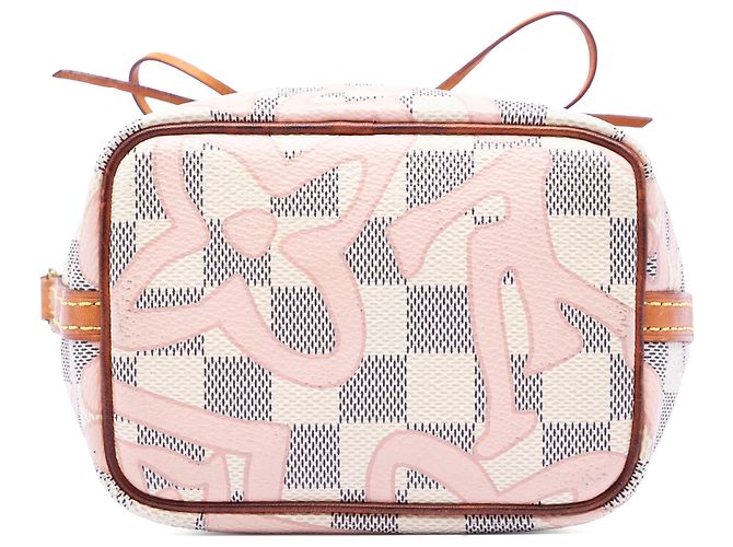 Louis Vuitton Nano Noe Damier Azur Tahitienne bianco - vista 3