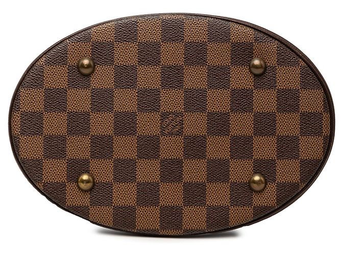 Louis Vuitton Marrón Damier Ebene Marais Castaño - vista 3