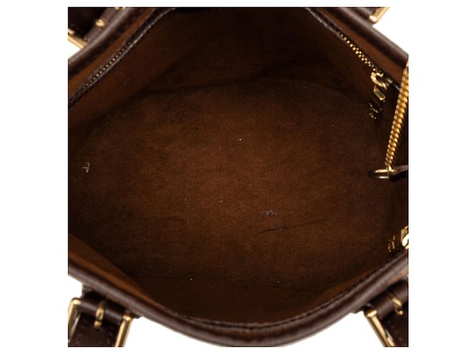 Louis Vuitton Marrón Damier Ebene Marais Castaño - vista 4