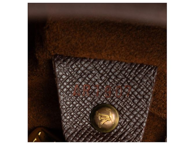 Louis Vuitton Marrón Damier Ebene Marais Castaño - vista 6