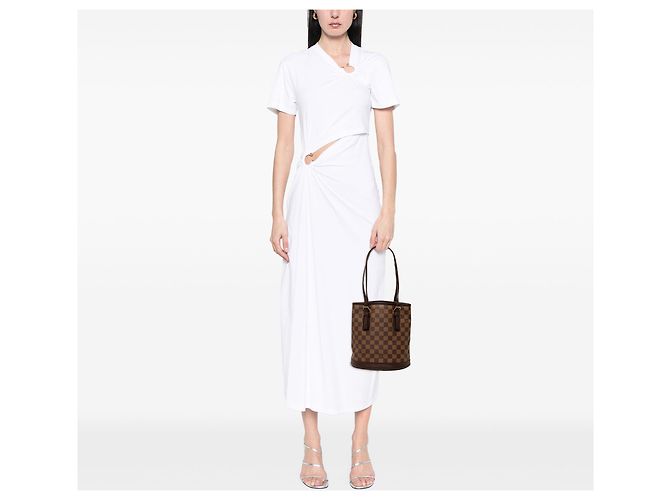 Louis Vuitton Marrón Damier Ebene Marais Castaño - vista 7