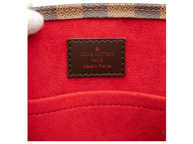 Louis Vuitton Sac Plat Damier Ebene Marrone - vista 5