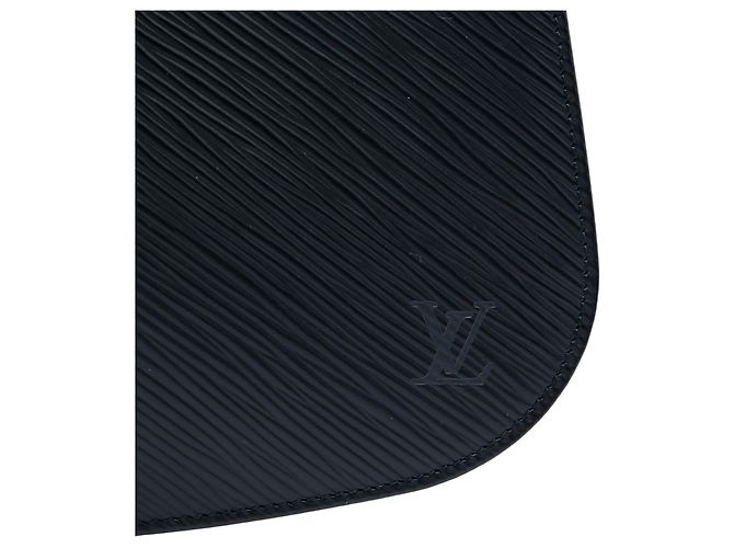 Pochette Louis Vuitton Epi Demi Lune nera Nero - vista 5