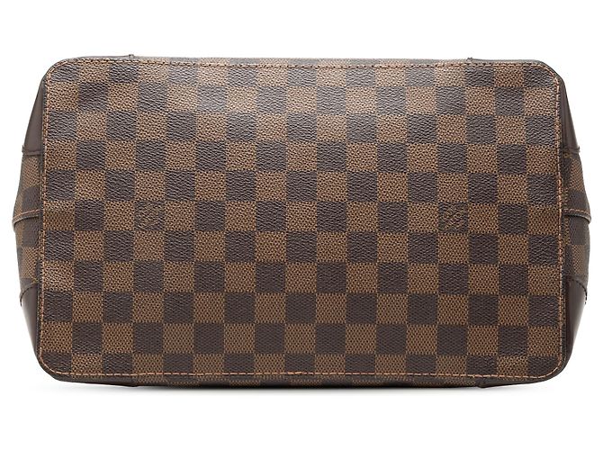 Louis Vuitton Marrone Damier Ebene Hampstead PM - vista 3