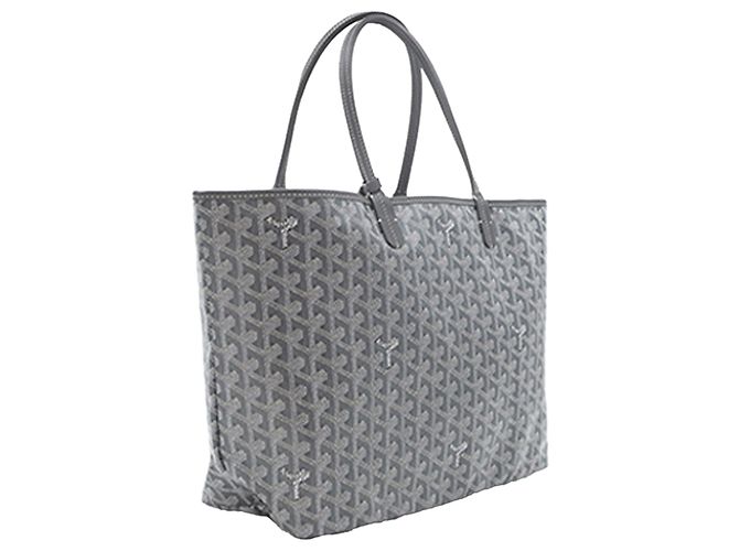 Goyard Gray Goyardine Saint Louis PM Marrone Grigio - vista 2