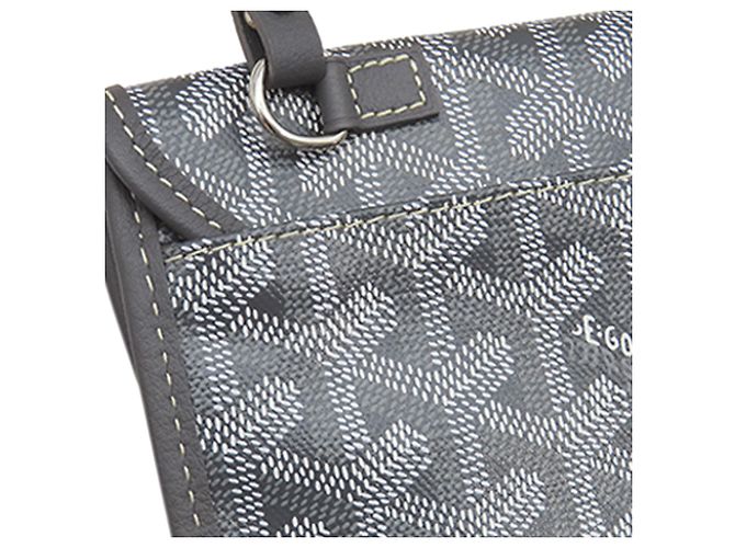 Goyard Gray Goyardine Saint Louis PM Marrone Grigio - vista 5