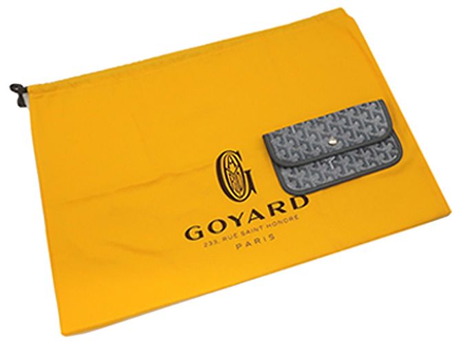 Goyard Gray Goyardine Saint Louis PM Marrone Grigio - vista 7