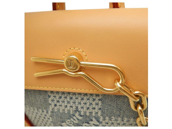Louis Vuitton Blue Damier Denim 3D Nano Steamer - vista 11