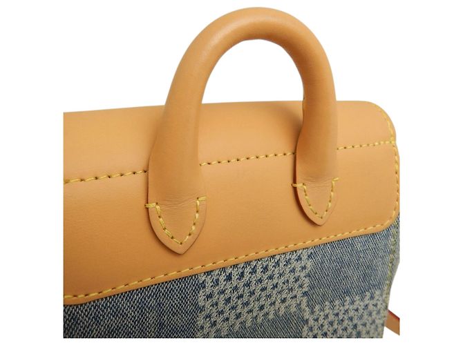 Louis Vuitton Blue Damier Denim 3D Nano Steamer - vista 13