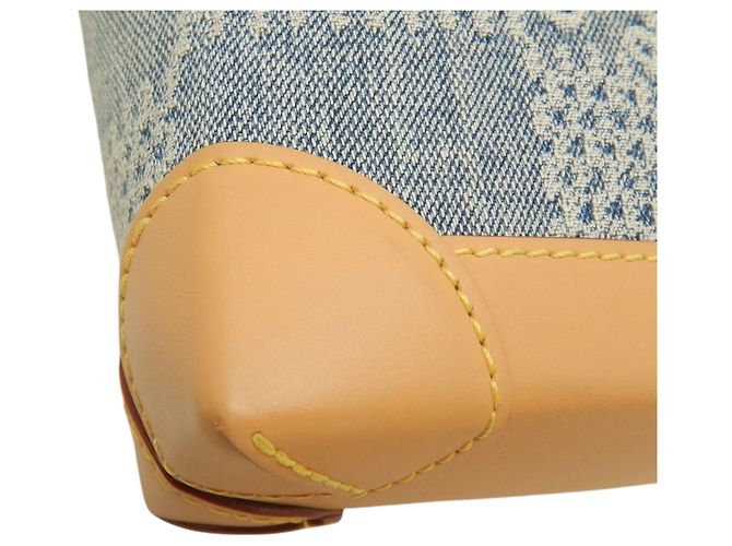 Louis Vuitton Blue Damier Denim 3D Nano Steamer - vista 14
