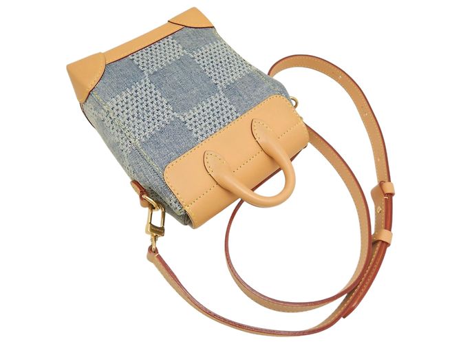Louis Vuitton Blue Damier Denim 3D Nano Steamer - vista 2