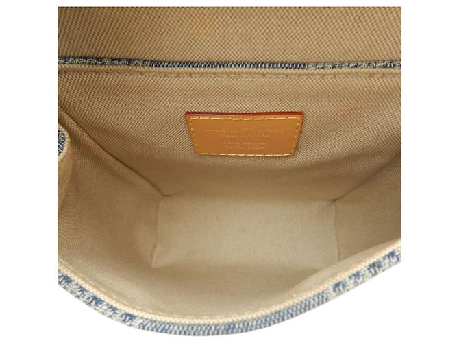 Louis Vuitton Blue Damier Denim 3D Nano Steamer - vista 4