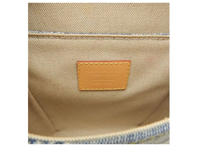 Louis Vuitton Blue Damier Denim 3D Nano Steamer - vista 5