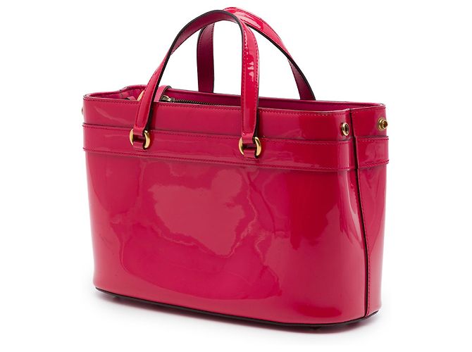 Borsa Gucci Pink Patent Bright Bit Rosa - vista 2
