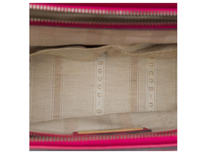 Borsa Gucci Pink Patent Bright Bit Rosa - vista 4