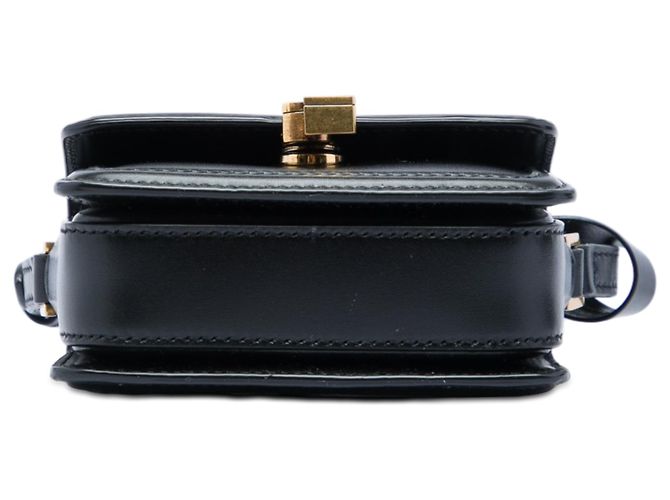 Borsa Solferino in micro pelle di vitello nera Saint Laurent con scatola Nero - vista 3