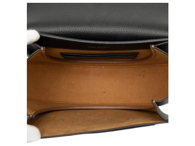 Borsa Patricia in pelle nera borchiata MCM Nero - vista 4