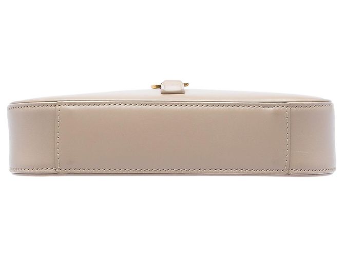 Saint Laurent Mini Le 5 a 7 in pelle di vitello liscia beige - vista 3