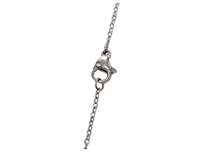 Collana con pendente Cage D in argento placcato palladio Hermès - vista 5