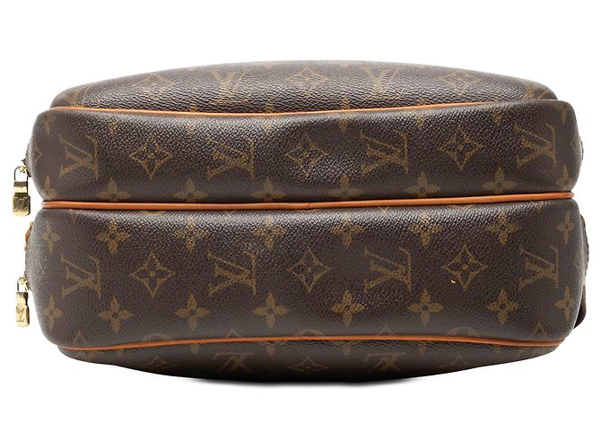 Louis Vuitton Marrone Monogram Reporter PM - vista 3