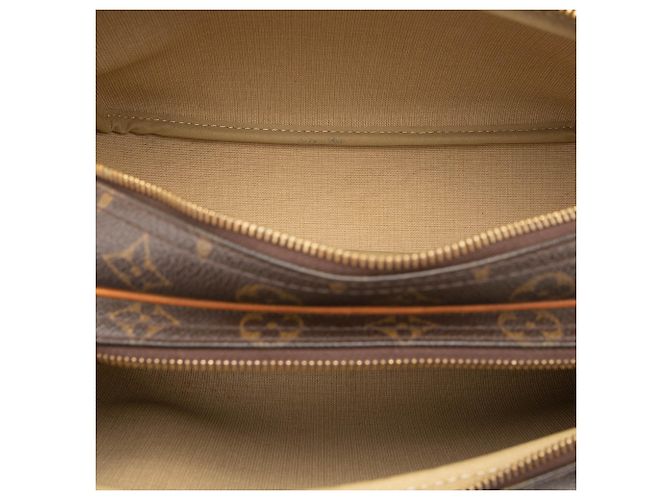 Louis Vuitton Marrone Monogram Reporter PM - vista 4