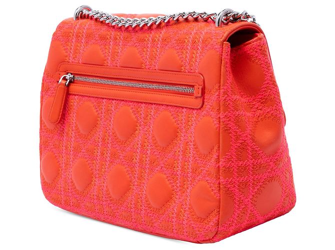 Dior Orange Medium Besticktes Lammleder Cannage Miss Dior Flap - Ansicht 2