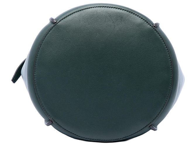 Céline Borsa a tracolla a secchiello Celine Big Bag in pelle verde Verde scuro - vista 3
