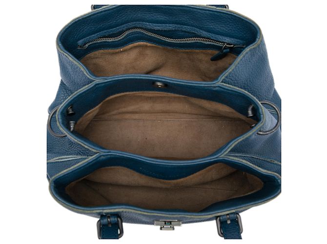 Borsa Bottega Veneta Blue Small Cervo Roma - vista 4