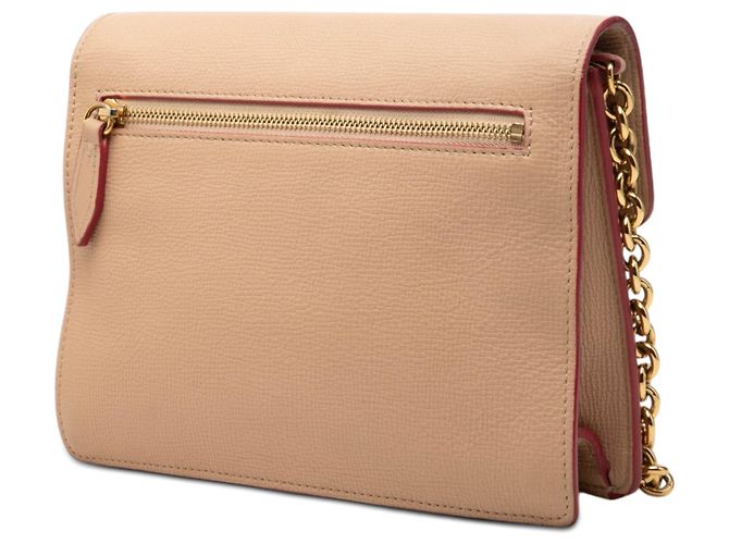 Borsa a tracolla Burberry in pelle marrone Macken Carne - vista 2