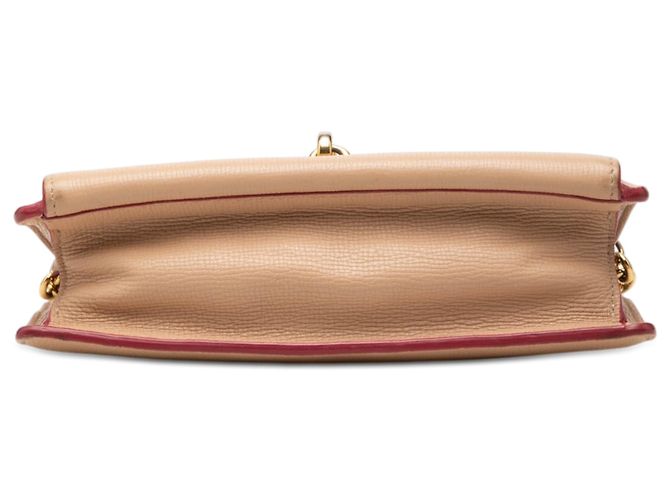 Borsa a tracolla Burberry in pelle marrone Macken Carne - vista 3