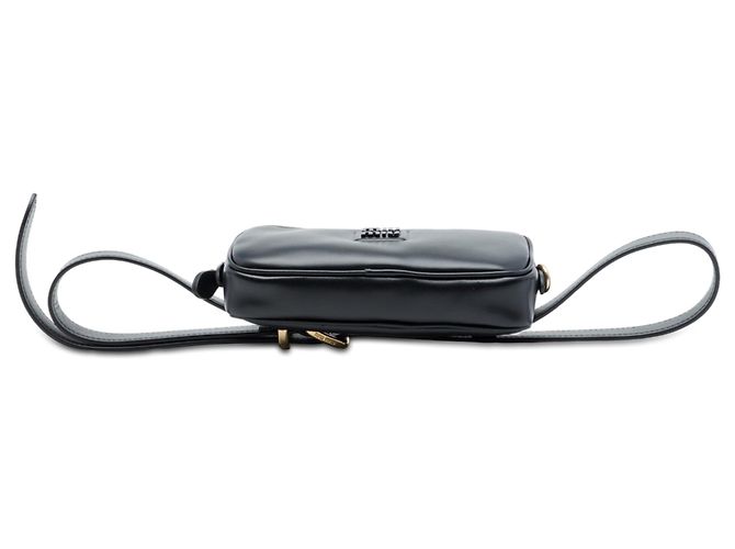 Borsa a cintura Softy Beau in vitello nero Miu Miu - vista 3