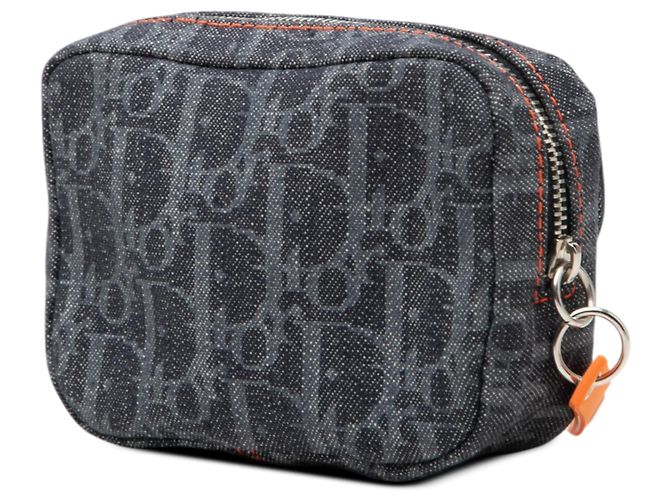 Monedero Flight en denim Blue Oblique de Dior Azul - vista 2