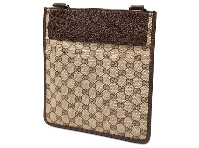 Gucci Beige GG Canvas Crossbody - vista 2