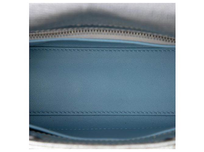 Dior Argento Small Metallic Grained Calfskin Cannage My ABCDior Lady Dior - vista 4