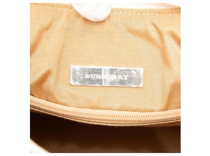 Borsa a tracolla in tela Burberry Beige Nova Check - vista 5