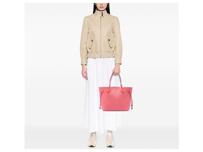 Louis Vuitton Neverfull MM in Epi rosa - vista 6