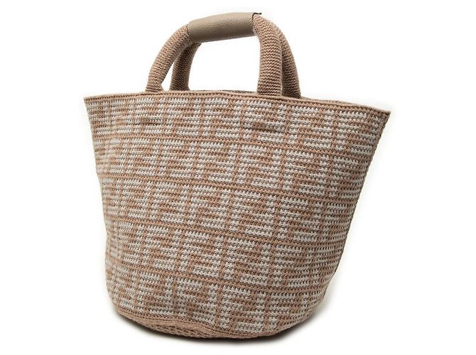Fendi Beige Zucca Kaschmir Shopper Tote - Ansicht 2