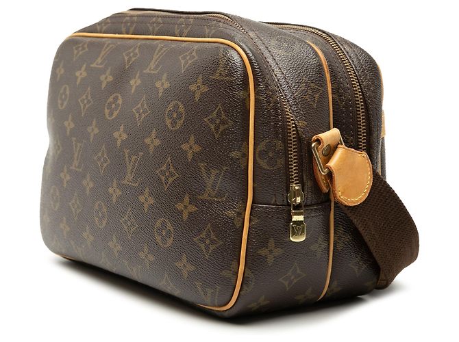 Louis Vuitton Marrone Monogram Reporter PM - vista 2