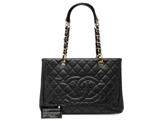 Tote Grand Shopping in Caviar Nero Chanel - vista 7