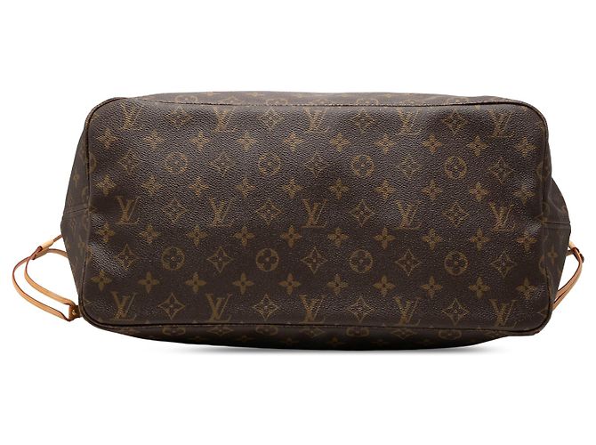 Louis Vuitton Marrone Monogram Neverfull GM - vista 3