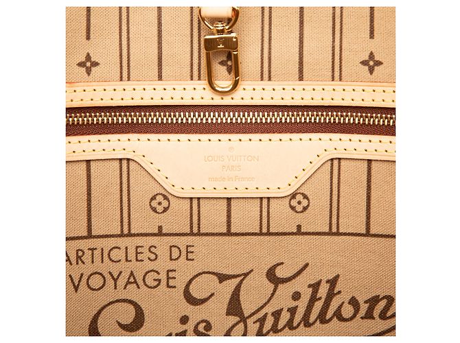 Louis Vuitton Marrone Monogram Neverfull GM - vista 5
