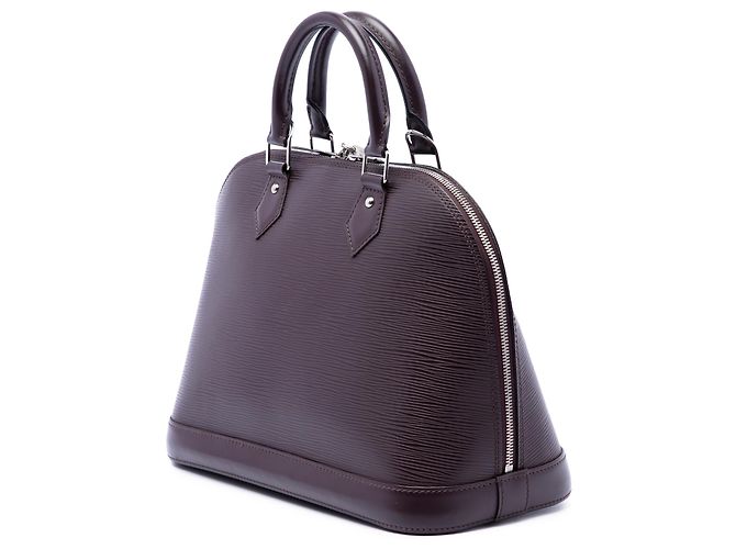 Louis Vuitton Alma PM in pelle Epi viola Porpora - vista 2