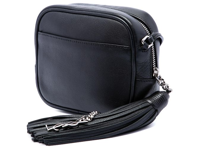 Borsa a tracolla Love Blogger in nappa ricamata nera Saint Laurent Mini Nero - vista 2