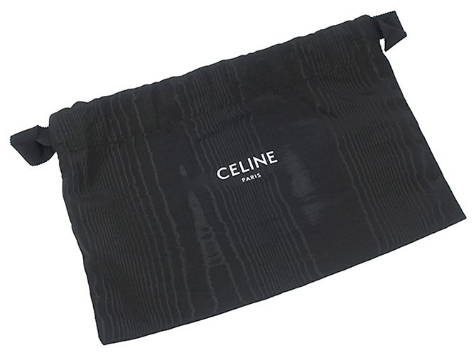 Céline Borsa a tracolla Celine Triomphe Claude in pelle di vitello lucida viola Porpora - vista 10