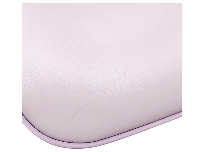 Céline Borsa a tracolla Celine Triomphe Claude in pelle di vitello lucida viola Porpora - vista 6
